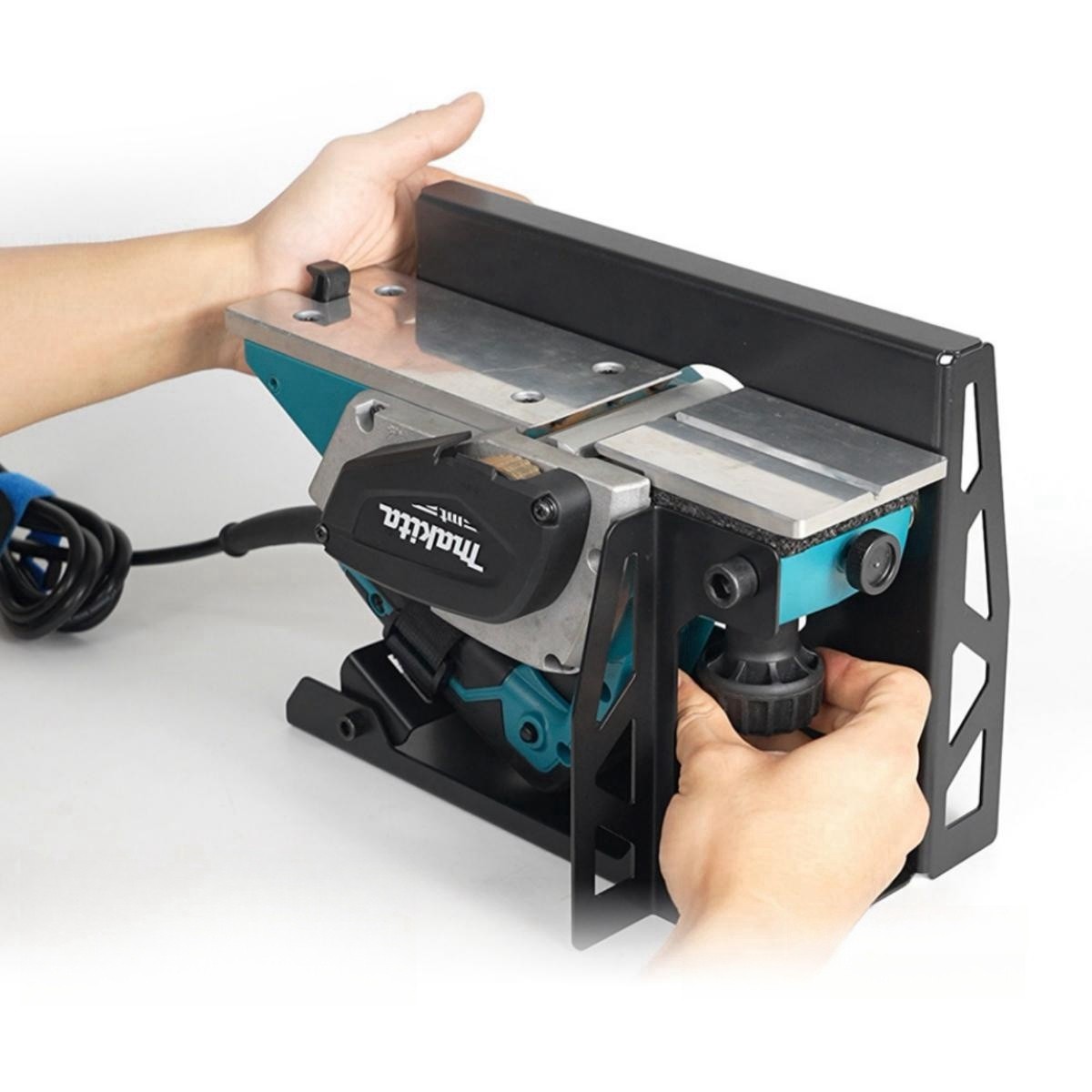Woodworking Plan Pdf - Raboteuse électrique inversée, support de rabot