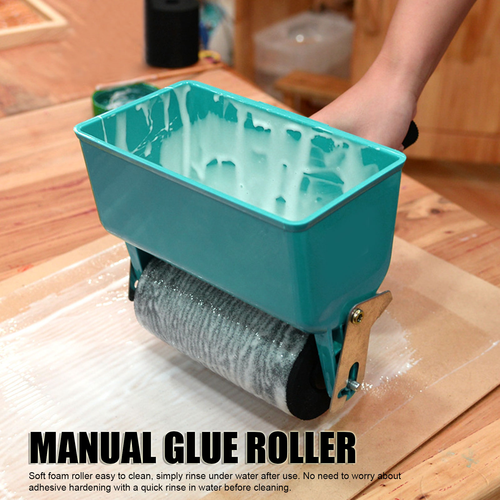 Woodworking Glue Roller - Rouleau applicateur de colle manuel 9