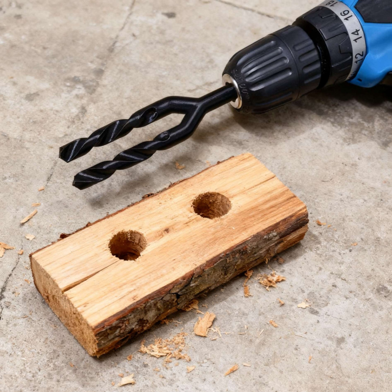 Woodworking Jokes - Foret à double torsion pour farces