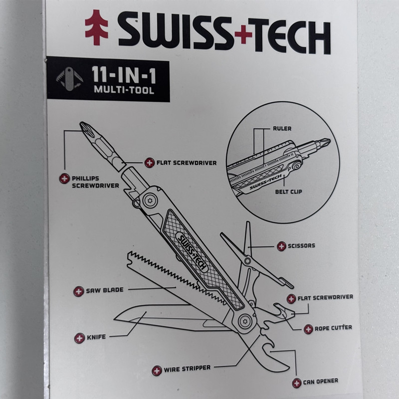 Woodworking Gifts For Men - SWISS TECH Outil multifonction 11 en
