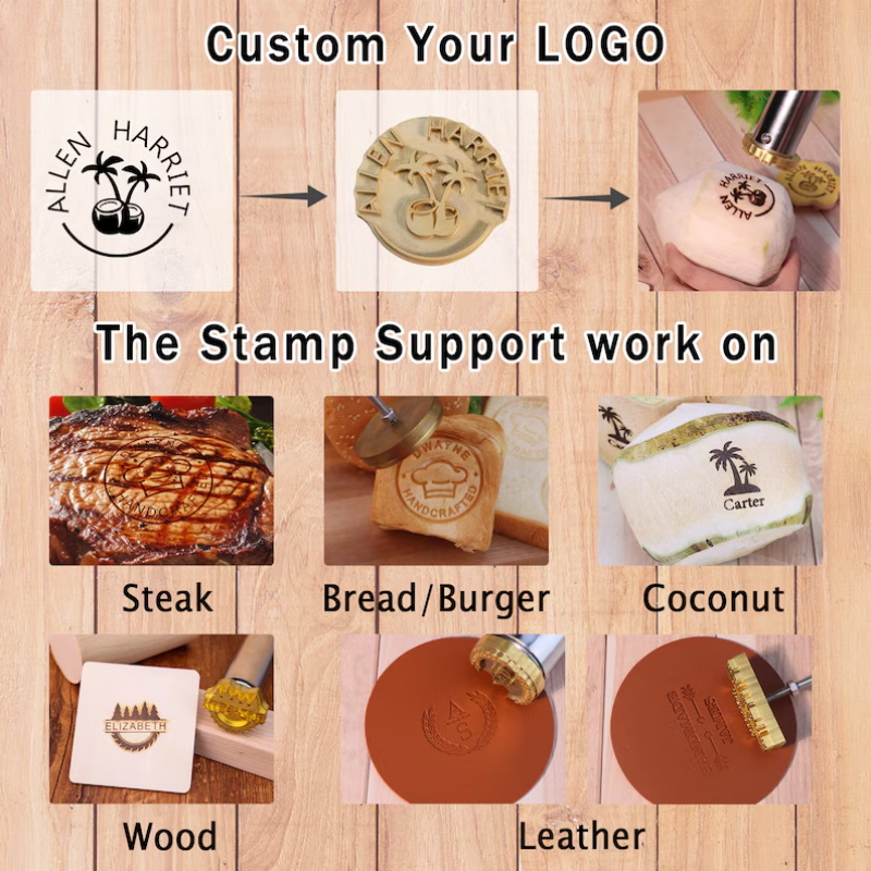 Fer à marquer personnalisé pou - Woodworking Logo Design avis et prix