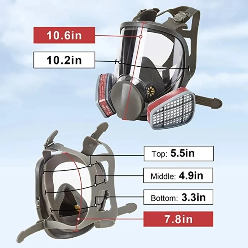 Masque à gaz grande taille 680 - Woodworking Respirator avis et prix