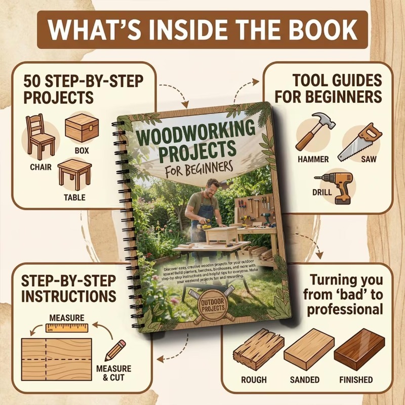 Plans de projets de menuiserie - Woodworking Ideas For Beginners avis et prix