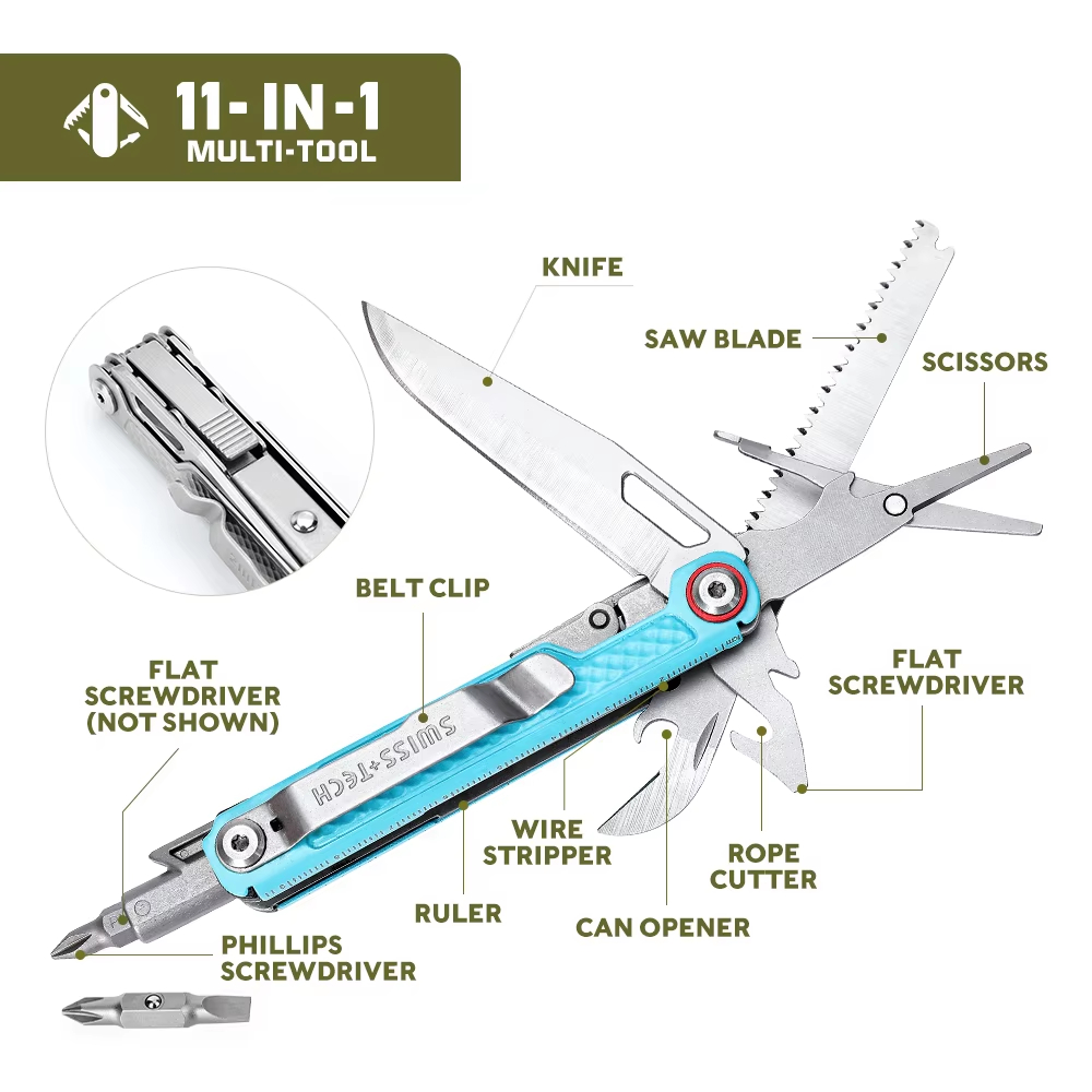 SWISS TECH Outil multifonction - Woodworking Gifts For Men avis et prix